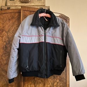 Vintage 80s 90s Sno Rags Winter Coat Puffer Jacket  XL Reversible Gorpcore ski